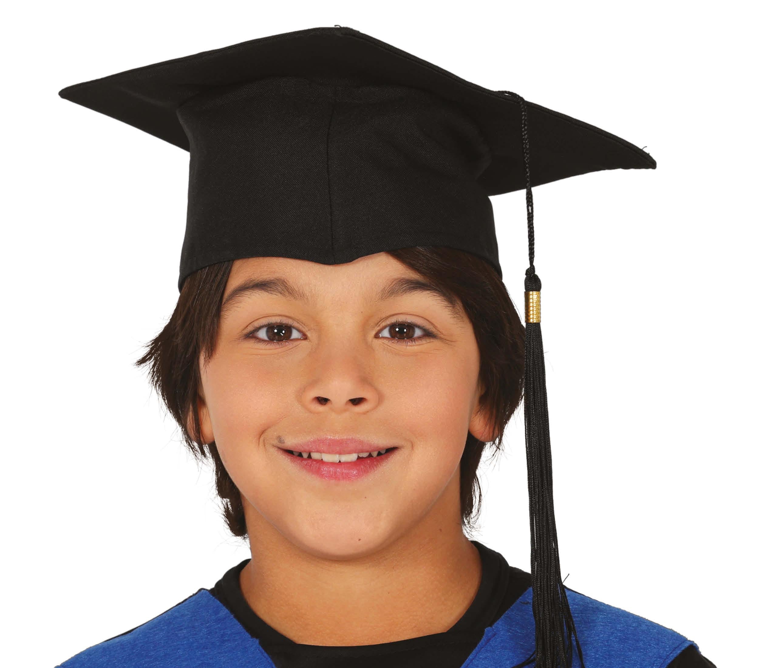 GP13761 – Absolventenhut Kinder Feier Hut – Farbe: Schwarz