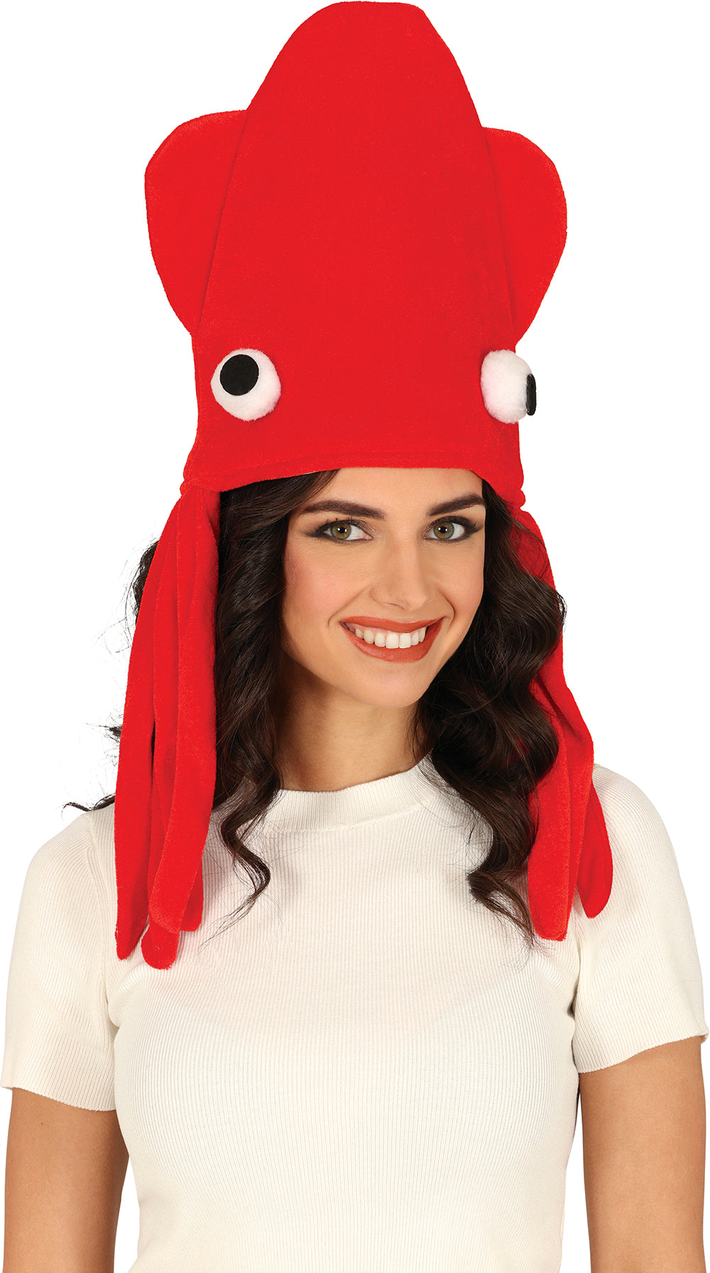 GP13350 – Meerestier Kraken Hut Karneval – Farbe: Rot