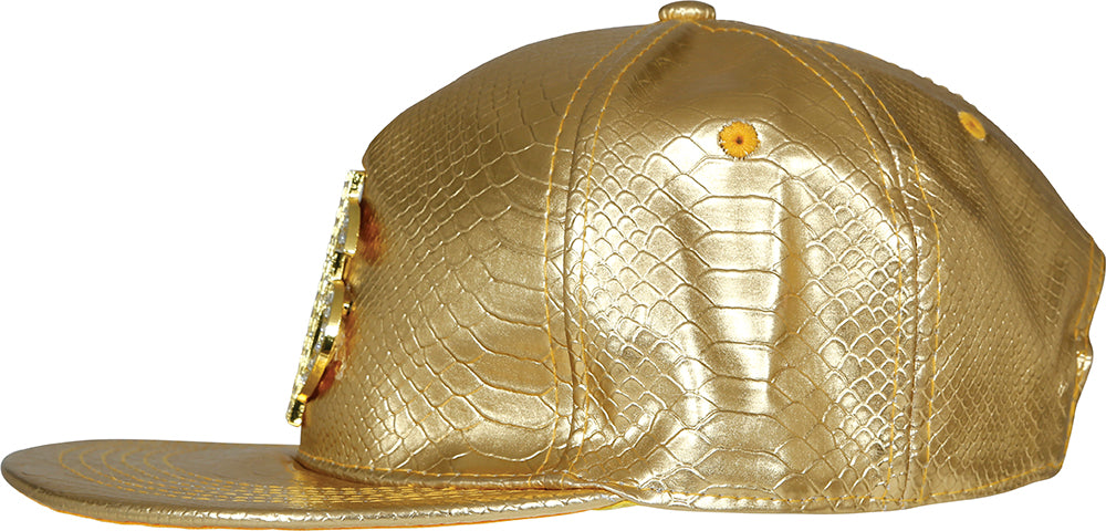 GP13788 – 90s Goldener HipHop Geldsymbol Cap – Farbe: Gold