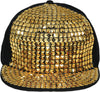 GP13789 – 90s Goldene Hip Hop Mütze – Farbe: Gold / Schwarz