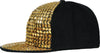 GP13789 – 90s Goldene Hip Hop Mütze – Farbe: Gold / Schwarz