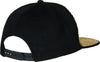 GP13789 – 90s Goldene Hip Hop Mütze – Farbe: Gold / Schwarz