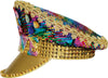 GP13793 – Karneval Cap Bunte Juwelen – Farbe: Gold / Mehrfarbig