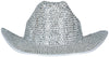 GP13796 – Junggesellenabschied Glamour Cowboy Hut – Farbe: Silber