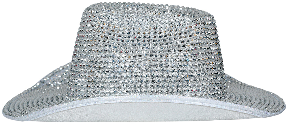 GP13796 – Junggesellenabschied Glamour Cowboy Hut – Farbe: Silber