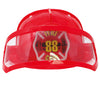 GP13798 – Feuerwehrprofi Helm Rot Kostüm – Farbe: Rot