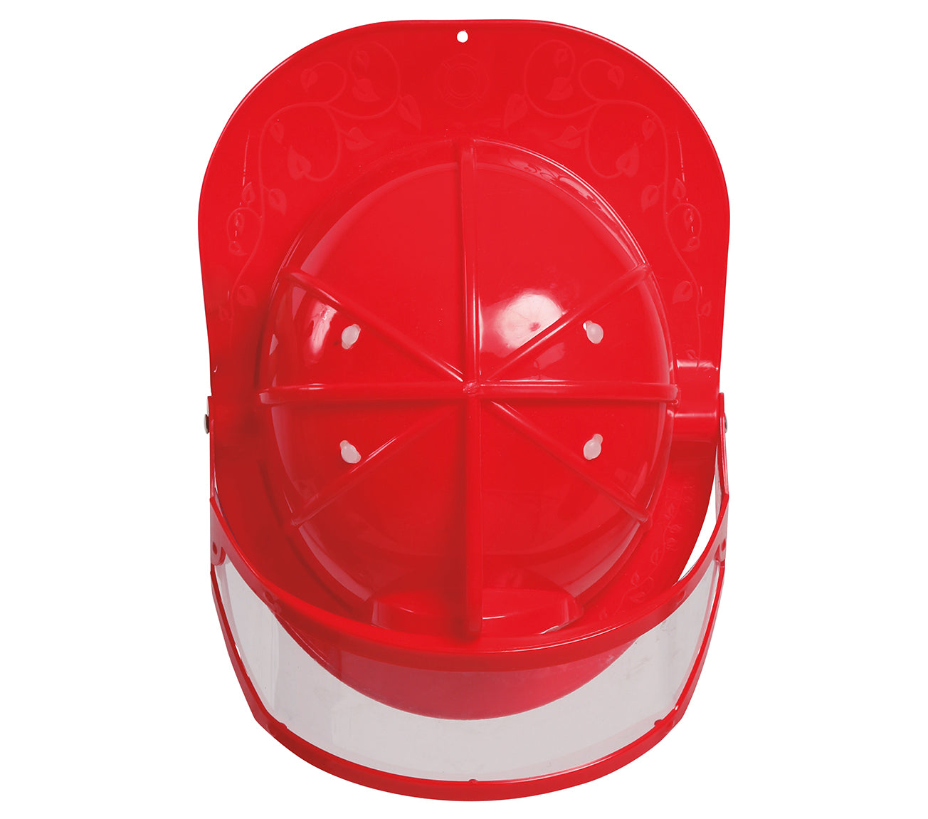 GP13798 – Feuerwehrprofi Helm Rot Kostüm – Farbe: Rot
