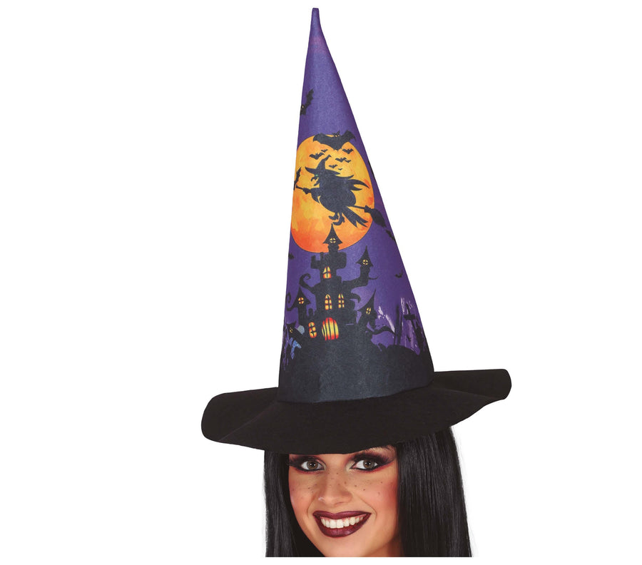 GP13802 – Hexe Zauberhut Halloween Magisch – Farbe: Blau, Ansicht 2