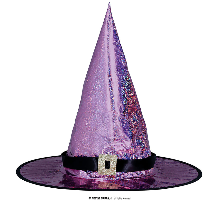 Hexe Magischer Glitzerhut Rosa