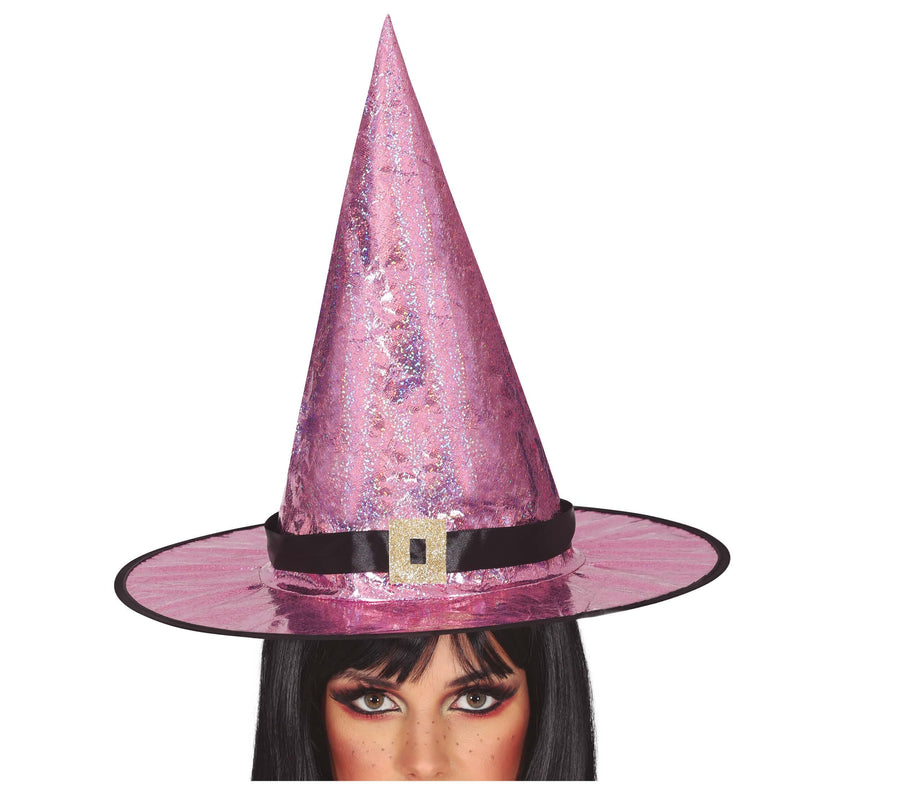 GP13803 – Hexe Magischer Glitzerhut Rosa – Farbe: Pink, Ansicht 2
