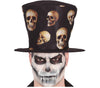 GP13804 – Voodoo Totenkopf Zylinderhut Halloween – Farbe: Schwarz