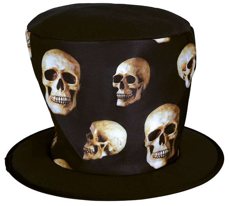GP13804 – Voodoo Totenkopf Zylinderhut Halloween – Farbe: Schwarz