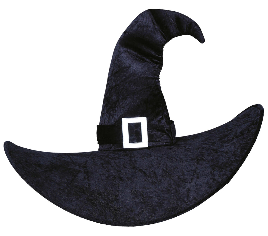 GP13807 – Hexe Kostüm Hut Halloween Zubehör – Farbe: Schwarz, Ansicht 2