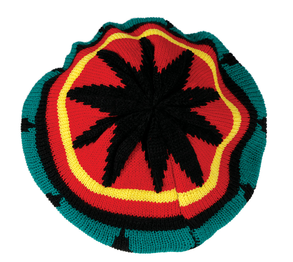 GP13816 – Rastafarianischer Hut Dreadlocks Mütze – Farbe: Mehrfarbig