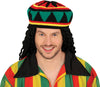 GP13816 – Rastafarianischer Hut Dreadlocks Mütze – Farbe: Mehrfarbig