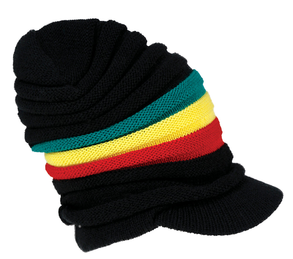 GP13818 – Rastafari Stil Vielfalt Schirmmütze – Farbe: Mehrfarbig
