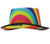 GP13840 – Regenbogen Karneval Zylinderhut Kostüm – Farbe: Mehrfarbig