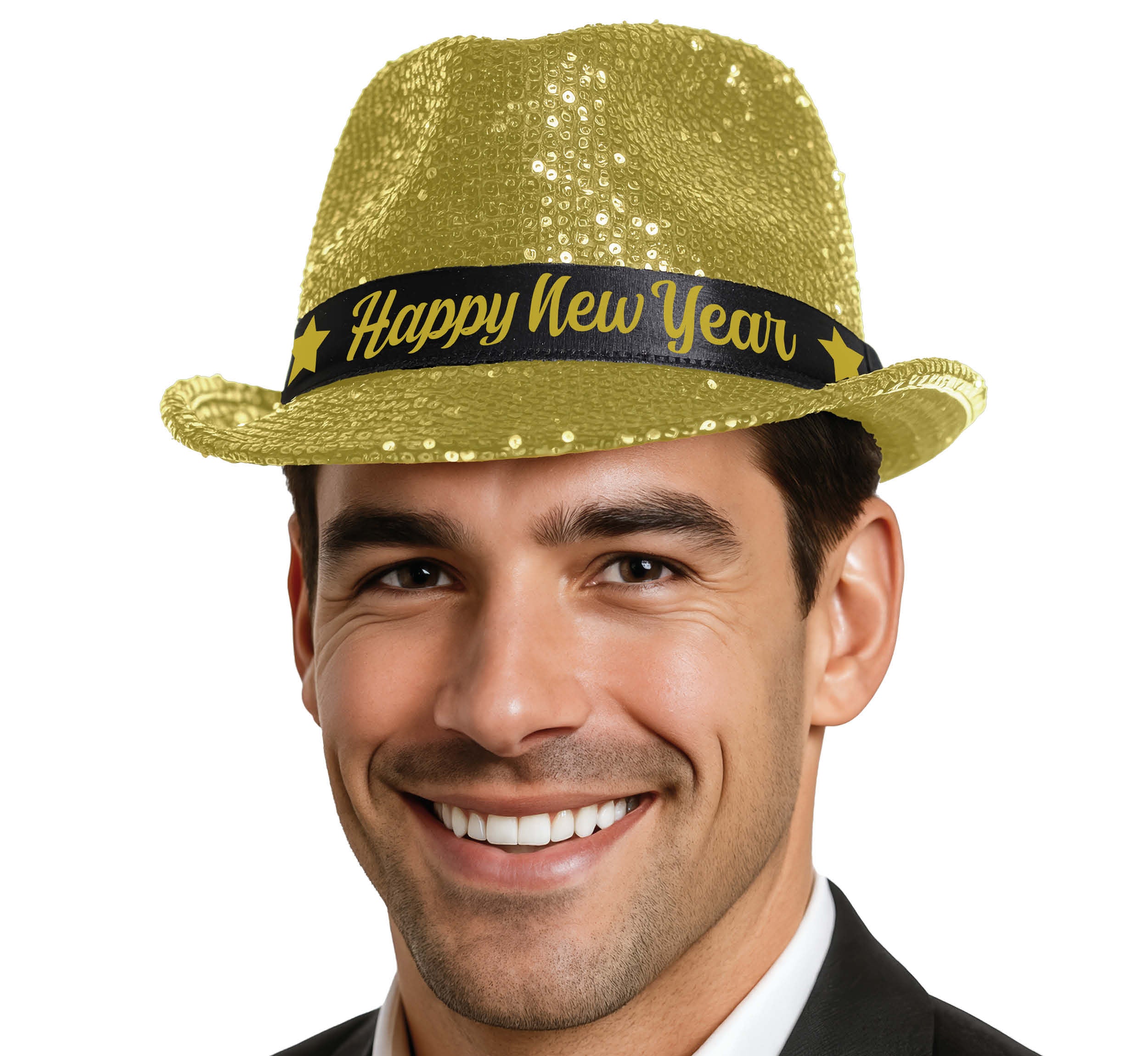 GP13883 – Silvester Glanzhut Eleganz Feier – Farbe: Gold