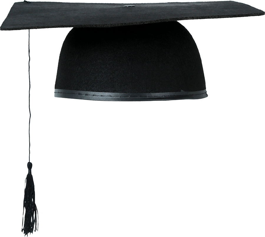 GP13890 – Absolventen Doktorhut Abschlussfeiern – Farbe: Schwarz, Ansicht 2