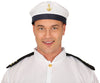 GP13904 – Matrosen Anker Maritim Kostüm Kappe – Farbe: Weiß