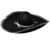 GP13188 – Mexiko Fiesta Roter Sombrero Kostümhut – Farbe: Schwarz
