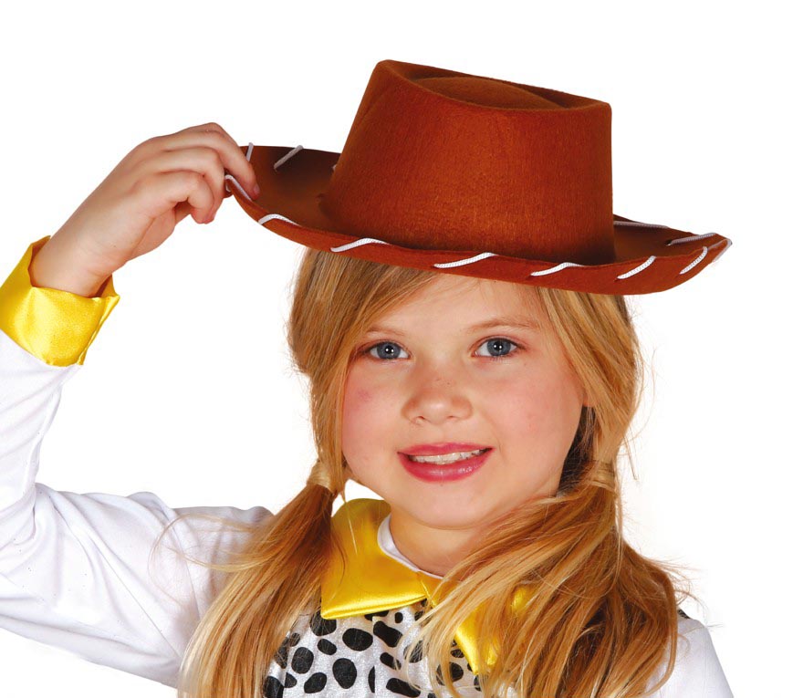 GP13947 – Cowboy Abenteurer Hut Fasching Kinder – Farbe: Braun