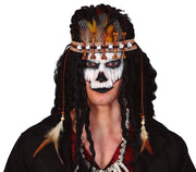 Voodoo Zauber Stirnband Feder, Bild 1