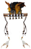 GP13968 – Voodoo Zauber Stirnband Feder – Farbe: Braun