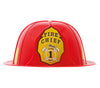 GP13979 – Feuerwehrhut Karneval Roter Held – Farbe: Rot