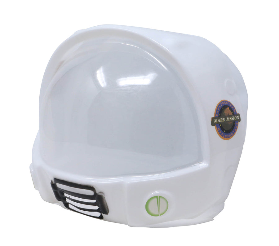 GP13981 – Pilot Raumfahrer Helm Karneval – Farbe: Weiß, Ansicht 2