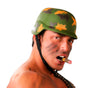 GP13982 – Militär Helm Camouflage Tarn Look – Farbe: Grün