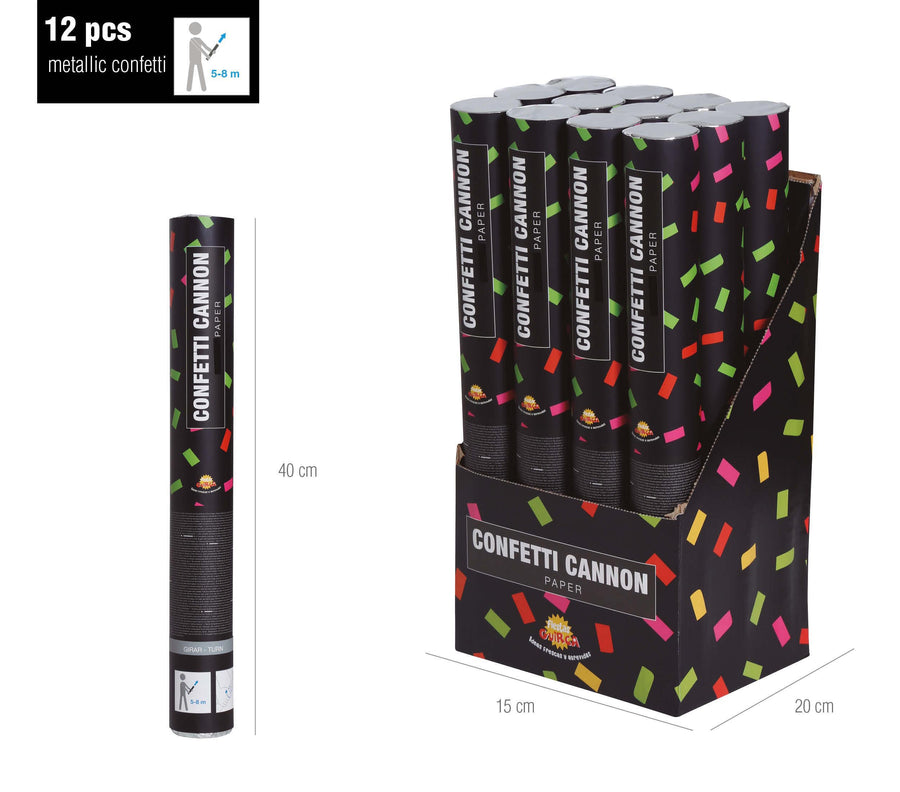 GP14009 – Geburtstagskanone Silvester Karneval Feuerwerk – Farbe: Mehrfarbig, Ansicht 2