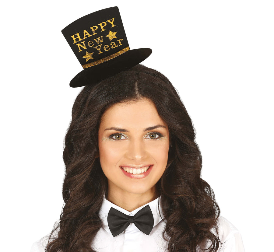 Happy New Year Haarreif für Erwachsene