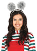 GP14304 – Silvester Glamour Haarreif Festlich – Farbe: Silber