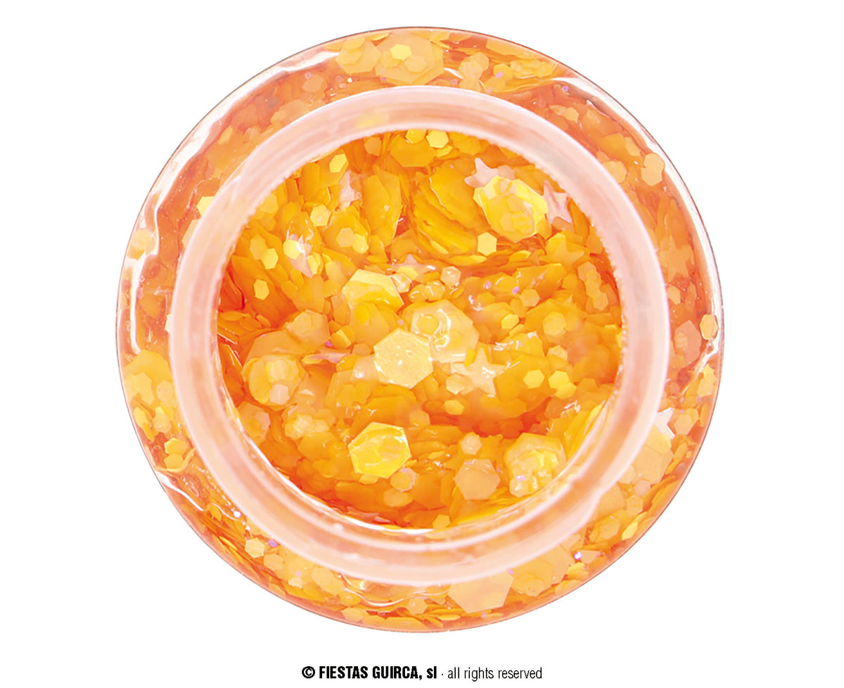 GP15009 – Halloween Party Glitzer Orange Make – Farbe: Orange