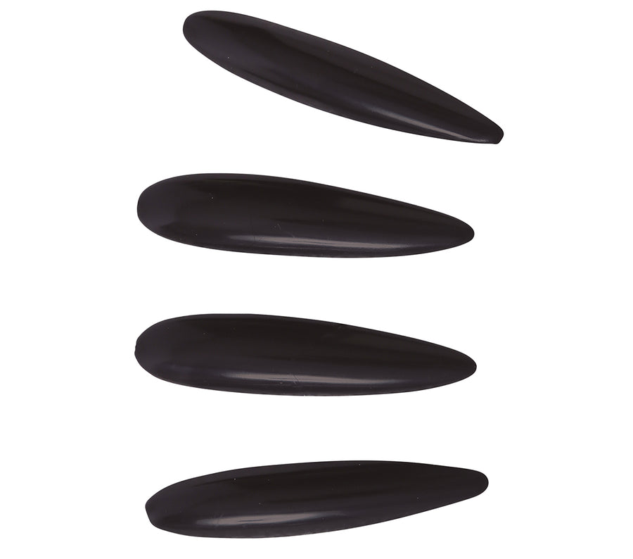 GP15090 – Hexe Katze Fledermaus Halloween Nägel – Farbe: Schwarz, Ansicht 2