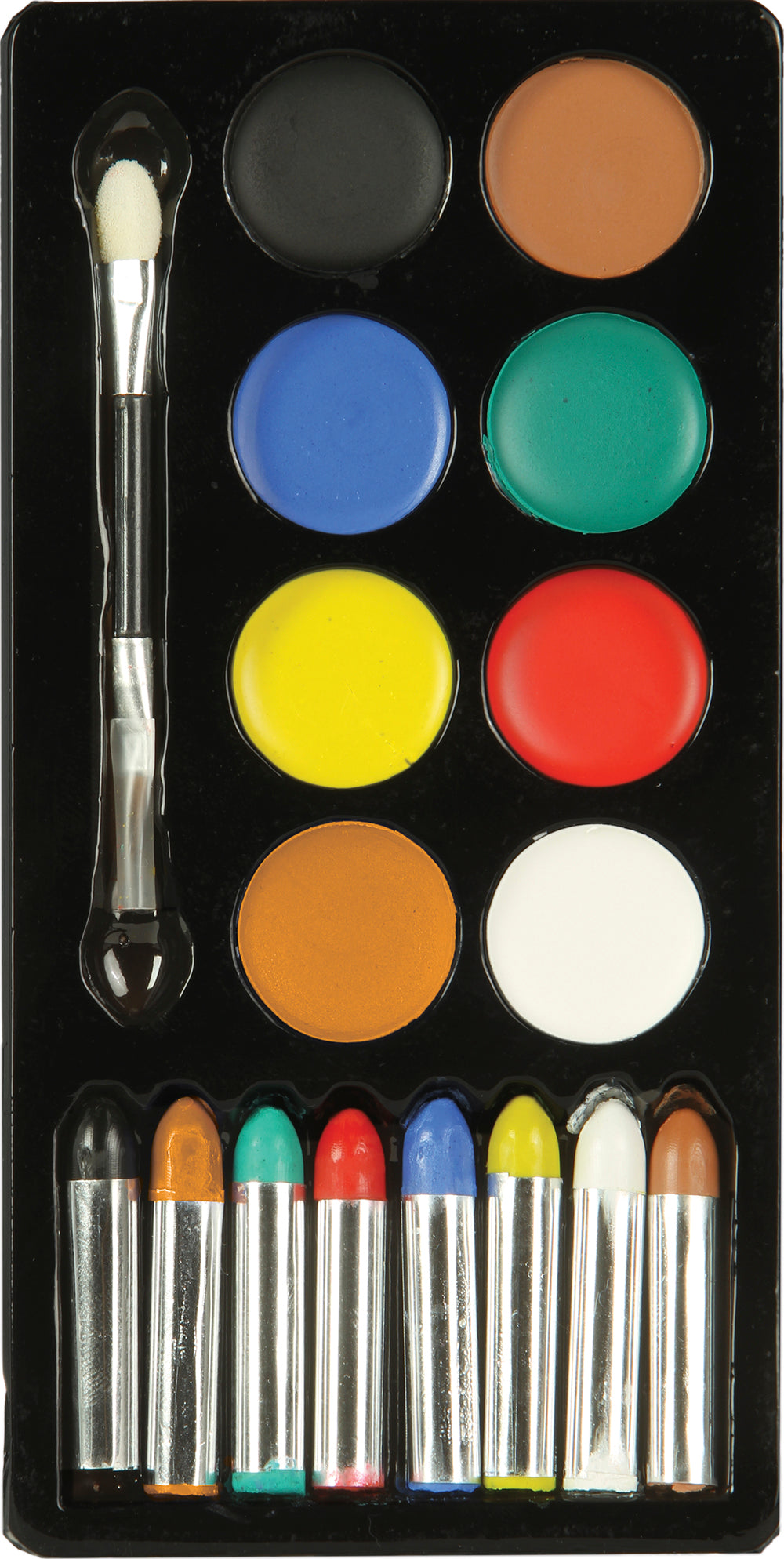 GP15394 – Clown Gesichtsbemalung Farbenpaletten – Farbe: Mehrfarbig