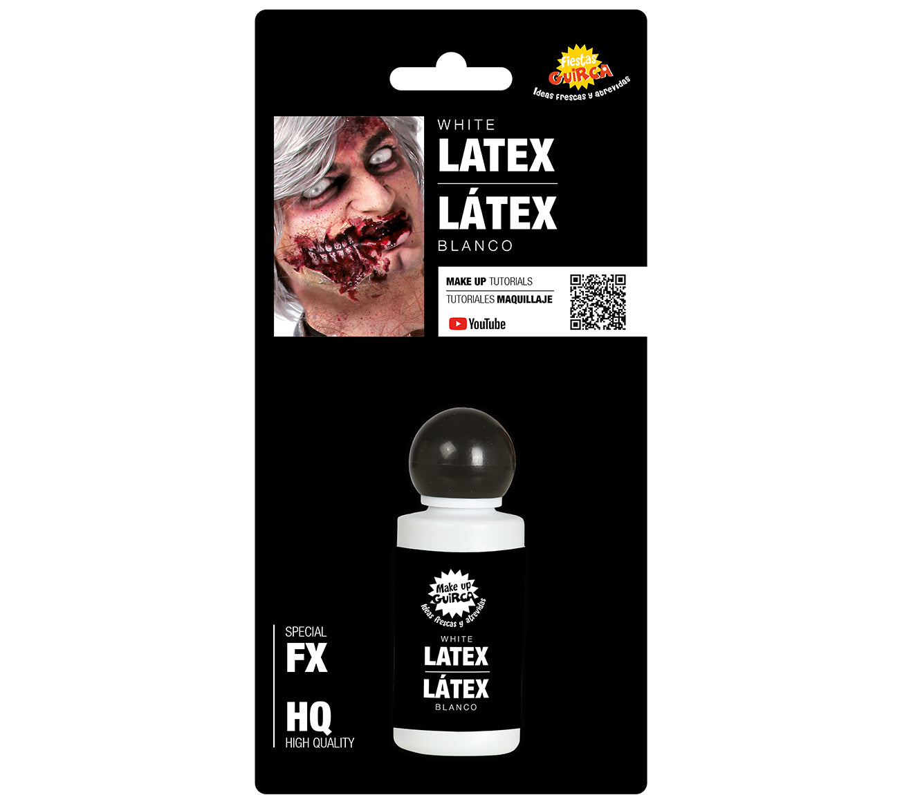 GP15555 – Zombie Halloween Effekt Make-Up Horror – Farbe: Weiß