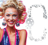 GP15569 – Disco Glamour Makeup 70s Flair – Farbe: Silber