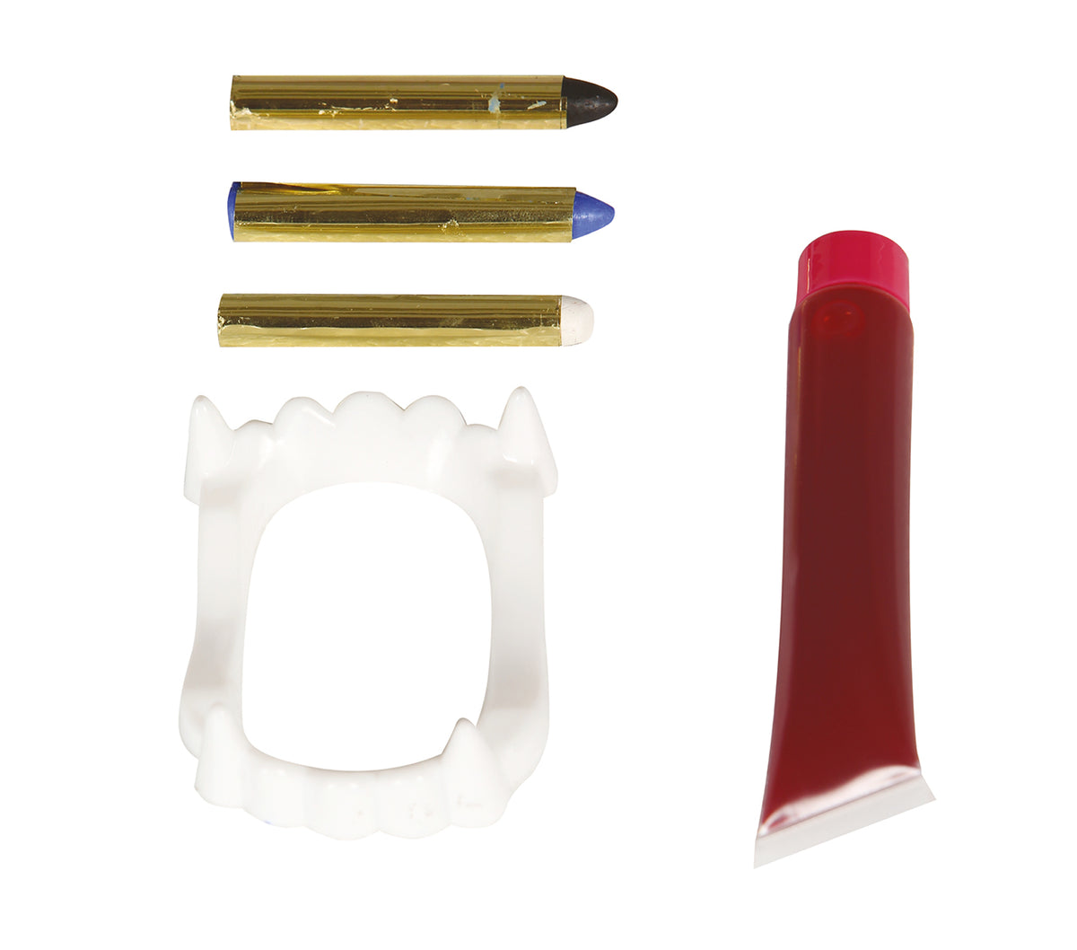 GP15591 – Vampir Halloween Make Up Set – Farbe: Mehrfarbig