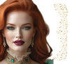GP15655 – Karneval Gesichtsschmuck Glamour Sticker – Farbe: Gold