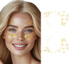 GP15665 – Tierische Schmetterlings Augen Sticker – Farbe: Gold