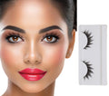 Künstliche Wimpern für Damen schwarz
