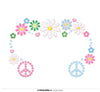GP15773 – Hippie Festival Strass Gesichtsschmuck – Farbe: Mehrfarbig