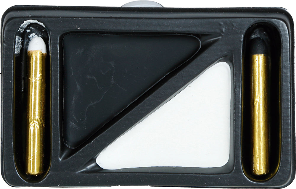 GP15799 – Skelett Halloween Make Up Set – Farbe: Weiß / Schwarz