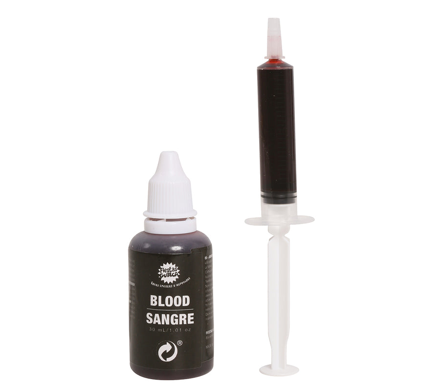 Spritze mit Kunstblut 20 ml Halloween Requisite