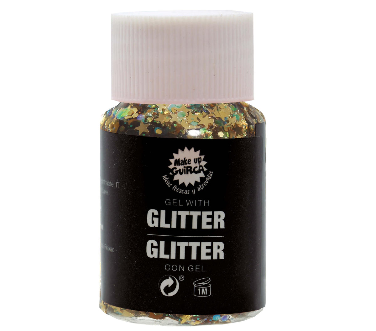 GP15805 – Halloween Party Glitter Gel Schwarz – Farbe: Gold