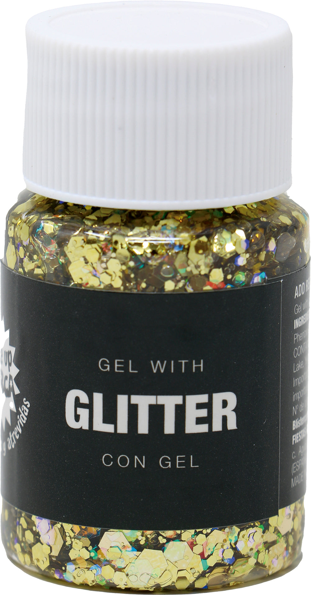GP15805 – Halloween Party Glitter Gel Schwarz – Farbe: Gold