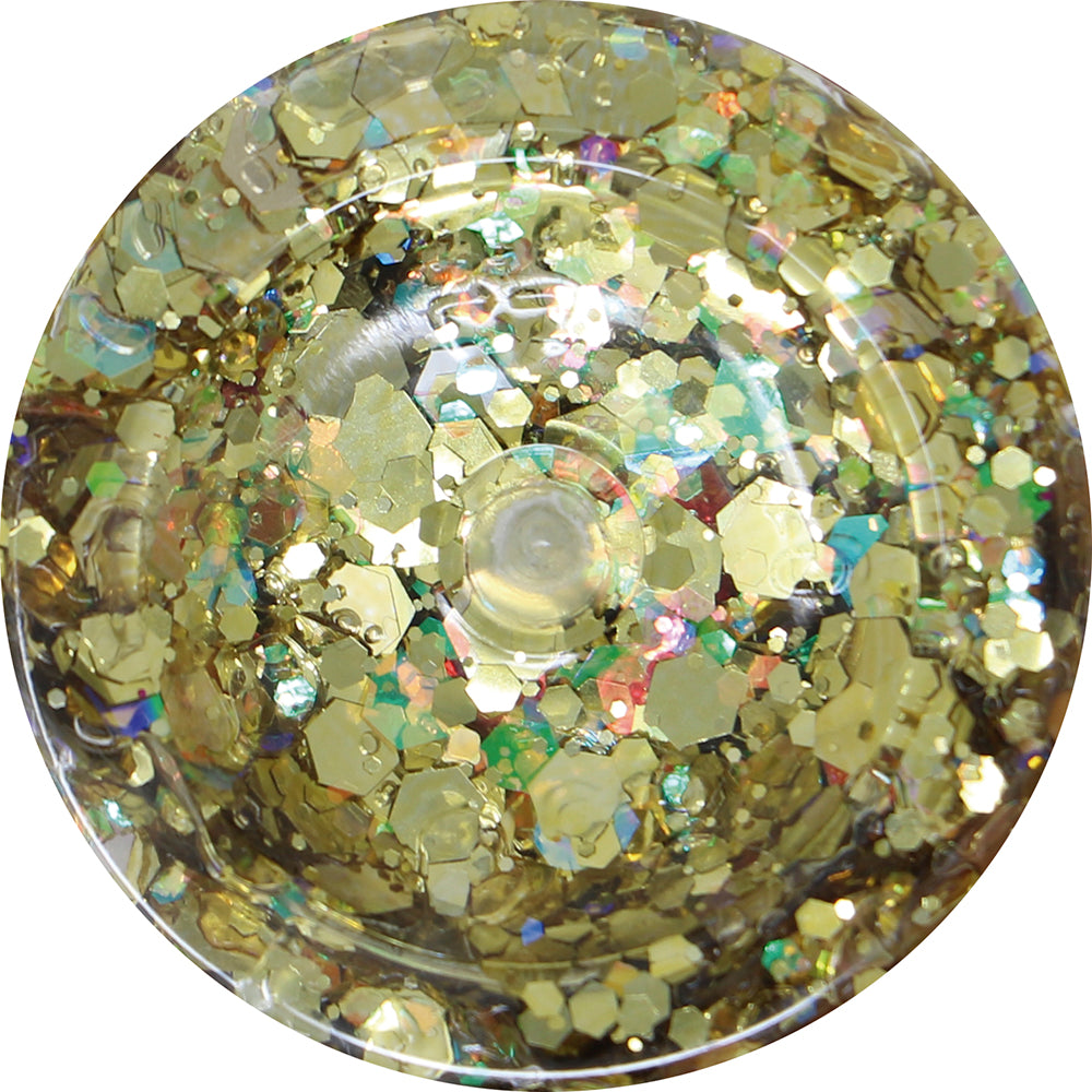 GP15805 – Halloween Party Glitter Gel Schwarz – Farbe: Gold