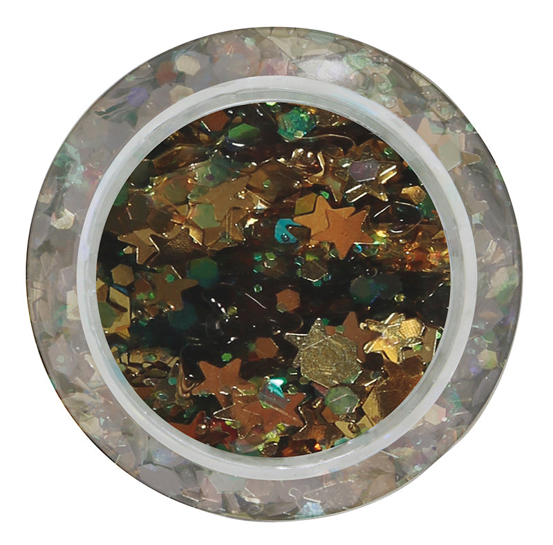 GP15805 – Halloween Party Glitter Gel Schwarz – Farbe: Gold